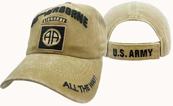 CAP527K** 82nd Airborne Cap Subdue Khaki image