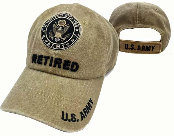 CAP522AK** Army Emblem Retired Cap Subdue Khaki image