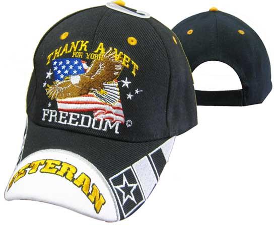 CAP606A** Thank a Vet Eagle Cap image