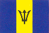 3X5 BARBADOS FLAG image