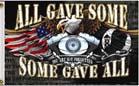 ALL GAVE SOME DELUXE 3 X 5 BIKER  FLAG image