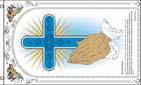 PRAYING HAND CROSS FLAG image