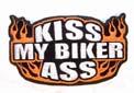 KISS MY BIKER *** PATCH image