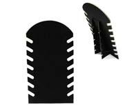 NECKLACE 7 LEVEL VELVET STAND UP DISPLAY RACK image