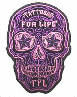 DAY OF THE DEAD SUGAR SKULL LADIES 4 INCH PATCH image