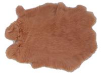 LIGHT TAN  COLOR DYED RABBIT SKIN PELT image