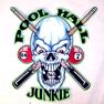 JUMBO BACK PACK PATCH POOL HALL JUNKIE image