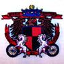 BONDED BY STEEL EMBROIDERED BIKER STYLE PATCH image