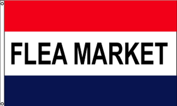 FLEA MARKET 3 X 5 FLAG image