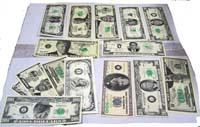 GRAB BAG ASST 25 NOVELTY FAKE MONEY DOLLAR BILLS image