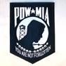 JUMBO 10 IN BACK PATCH POW MIA -* CLOSEOUT $ 4.95 EA image