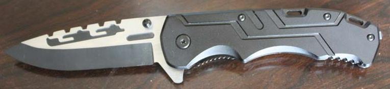 Large Spring Assisted Pocket Knife 8" long