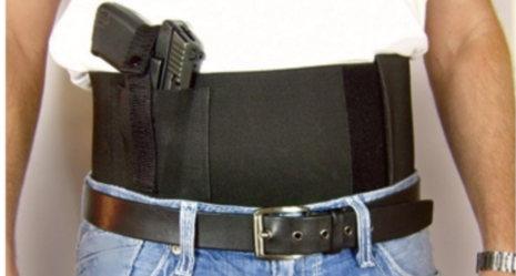Consealed Belly Band Pistol Holster image