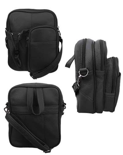 3085-Carrying Bag w/Water Bottle Holder - BK