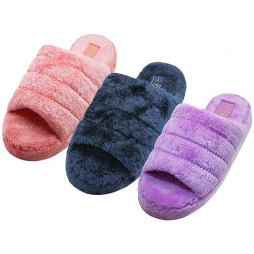 Women's Open toes Plush Slippers, Footwear, Shoes image