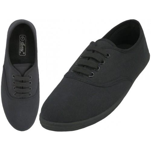 Women's Canvas Lace-Up, Footwear, Shoes image