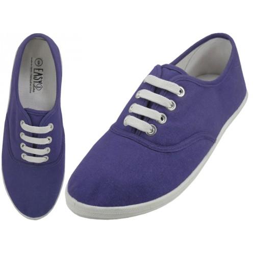 Women's Canvas Lace Up. image
