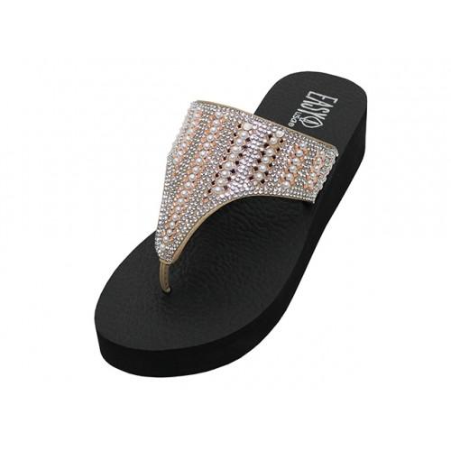 Women's Rhinestone & Beaded Wedges image