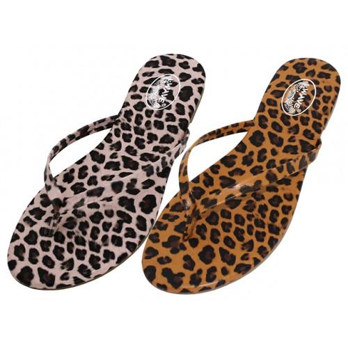 Women's Leopard Print Thong. image