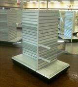 30inch Rolling Streater Slatwall Gondola Display(With Endcap) image