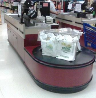 Express Motorized burgandy w carousel checkouts 2/13 image