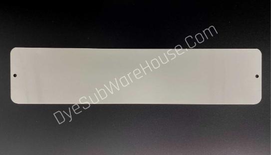 Dye Sublimation Sign Blank 4x18 image