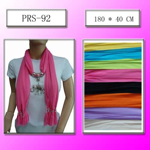 Elephant Pendant Necklace Summer Scarf image