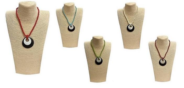 Shell Pendant  Beaded Necklace image
