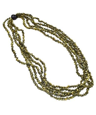 36" Green Mongo Shell Lei image