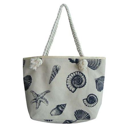 Shell Print Fashion Beach Bag image
