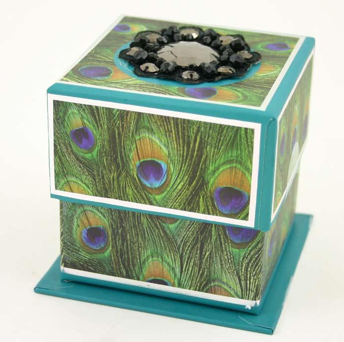 Marina and Demme Peacock Accent Boxed Soap Set of 2 image