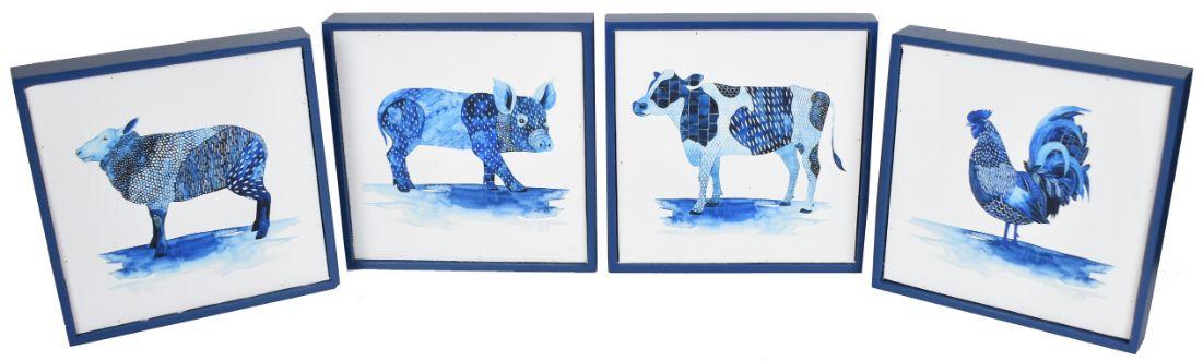 Country Market Canvas Décor - 4 Assorted image