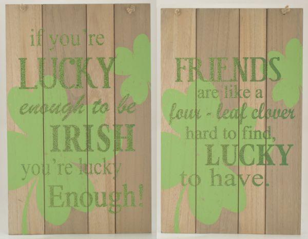Lucky Wall Art 2 Asst image