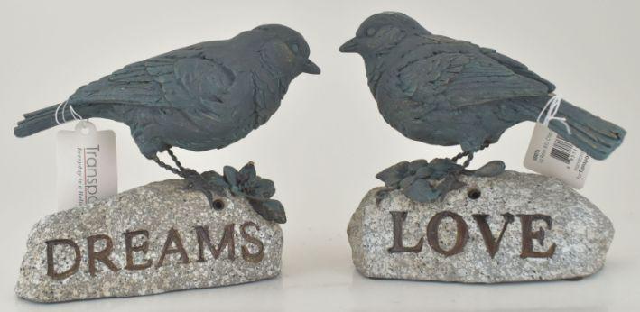 Large Resin B/O Chip Chirping Bird 2 Asst image