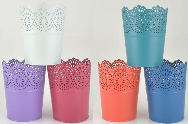 Metal Garden Container 6 Asst image
