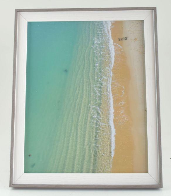 8x10 Frame Step Gray & White image