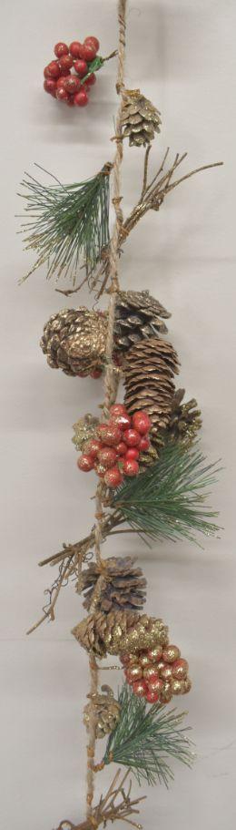 Berry Pinecone Garland image