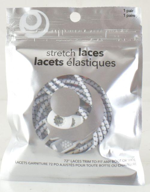 White Stretch Shoe Laces image