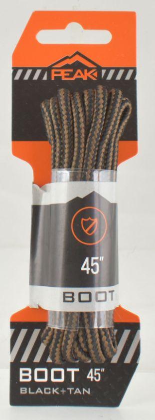 Black & Brown Boot Laces image