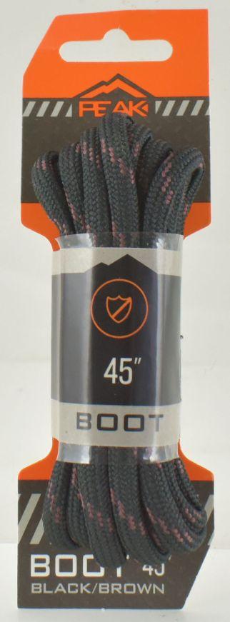 Black & Brown Boot Laces image