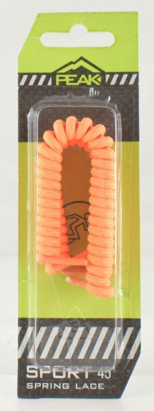 Neon Orange Sport Spring Shoe Laces image