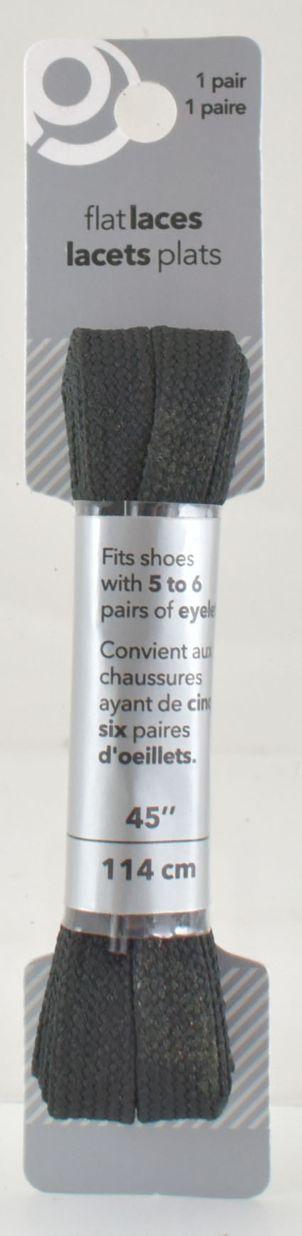 Black Flat Shoe Laces image