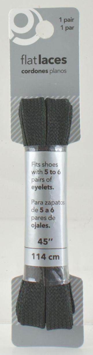 Black Flat Shoe Laces image
