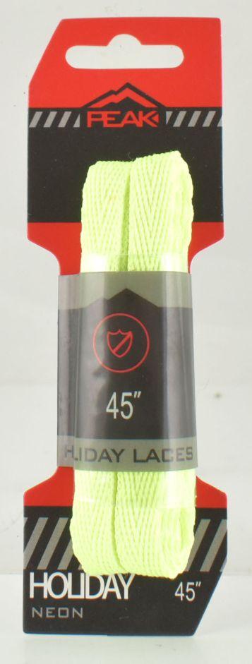 Neon Yellow Flat Shoe Laces image