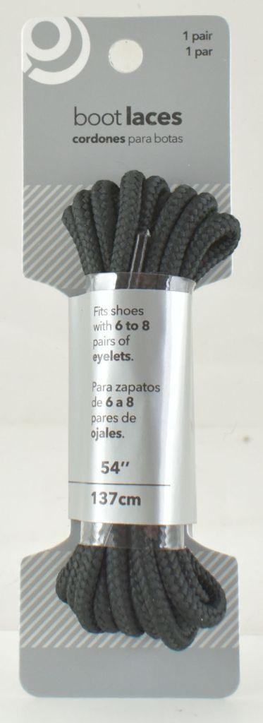 Black Round Boot Laces image