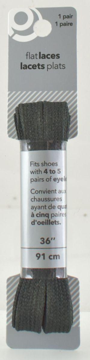 Black Flat Shoe Laces image