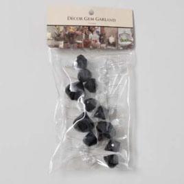 Wired Gem Garland Black & Clear image