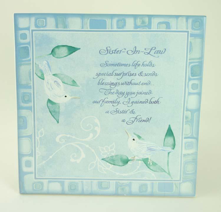 A. Richesca Sister-In-Law / Birds Tile Trivet image