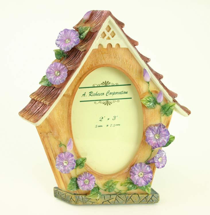 A. Richesca Birdhouse Photo Frame with European Crystals image