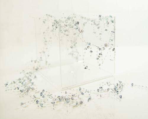 Blue Bead Jewel Garland 5' image